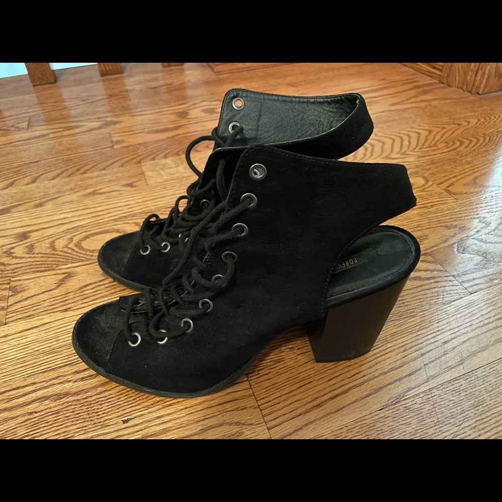 Forever 21 Moto Booties